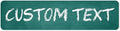 Custom Sign, Custom Street Sign, 11 Font Colors, 13 Font Styles, 4 Hole Options by MySignCenter