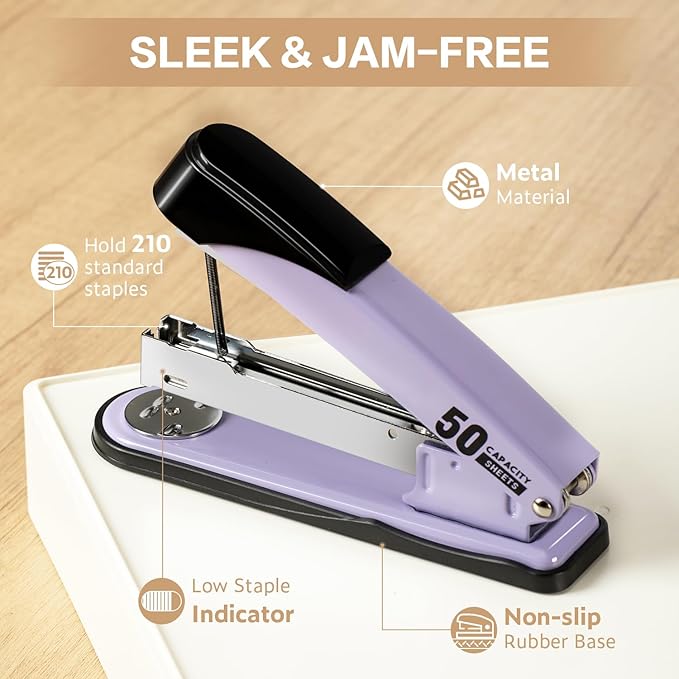 Deli Stapler Heavy Duty, Full Strip Staplers - Image 6