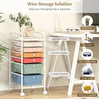 RELAX4LIFE 6-Drawer Rolling Storage Cart - Image 4