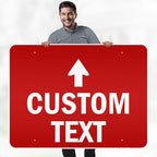 Custom Arrow, Custom Directional Sign, Up Arrow, 36x48 Inches, Reflective - Image 2