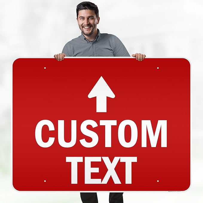 Custom Arrow, Custom Directional Sign, Up Arrow, 36x48 Inches, Reflective - Image 2