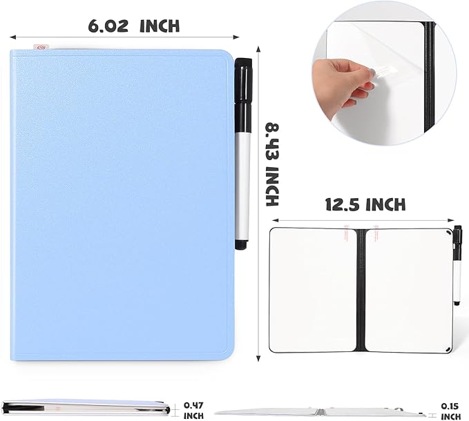 AGM Portable White Board Dry Erase, Double Sided Folding Whiteboards - Image 3