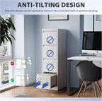 4 drawer file cabinet, filing cabinets for home, side view