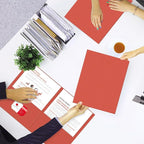 Two Pocket Folders, PANDRI 50 Pack 2 Pocket Folders, Letter Size Paper File - Image 7