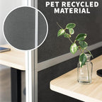 VIVO Modular Wall System, 2 PET Panels, Modern Professional Office Cubicle - Image 9