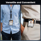 Oaridey ID Badge Holder with Lanyard, Safety Breakaway Lanyard with ID Holder - Image 5