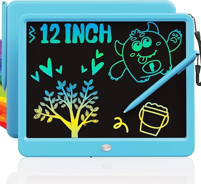 TEKFUN LCD Writing Tablet for Kids Boys Toys, 12 Inch Erasable Doodle Board by TEKFUN