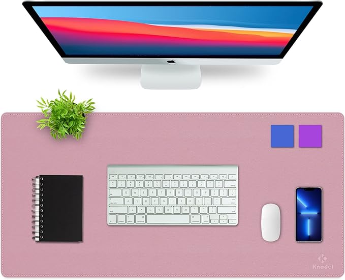 K KNODEL Desk Mat, Dual-Sided Office Desk Pad, Waterproof Desk Mat by K+KNODEL