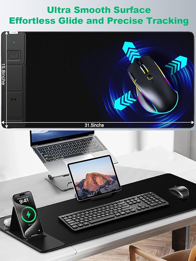 Mouse Pad, Office Desk Mat, Large Gaming Mousepad - Image 6