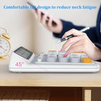 Desktop Calculator with Extra Large 5-Inch LCD Display, 12-Digit Two Way Power - Image 2