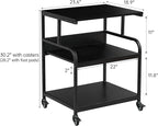 Fannova Printer Stand, 23.6 x18.9 x 30 Inches Large Printer Table - Image 2
