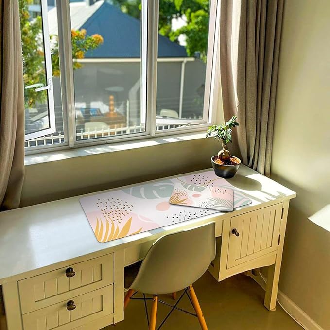 iCasso Desk Pad, Extended Gaming Mouse Pad, Large Non-Slip Rubber Base Mousepad - Image 7