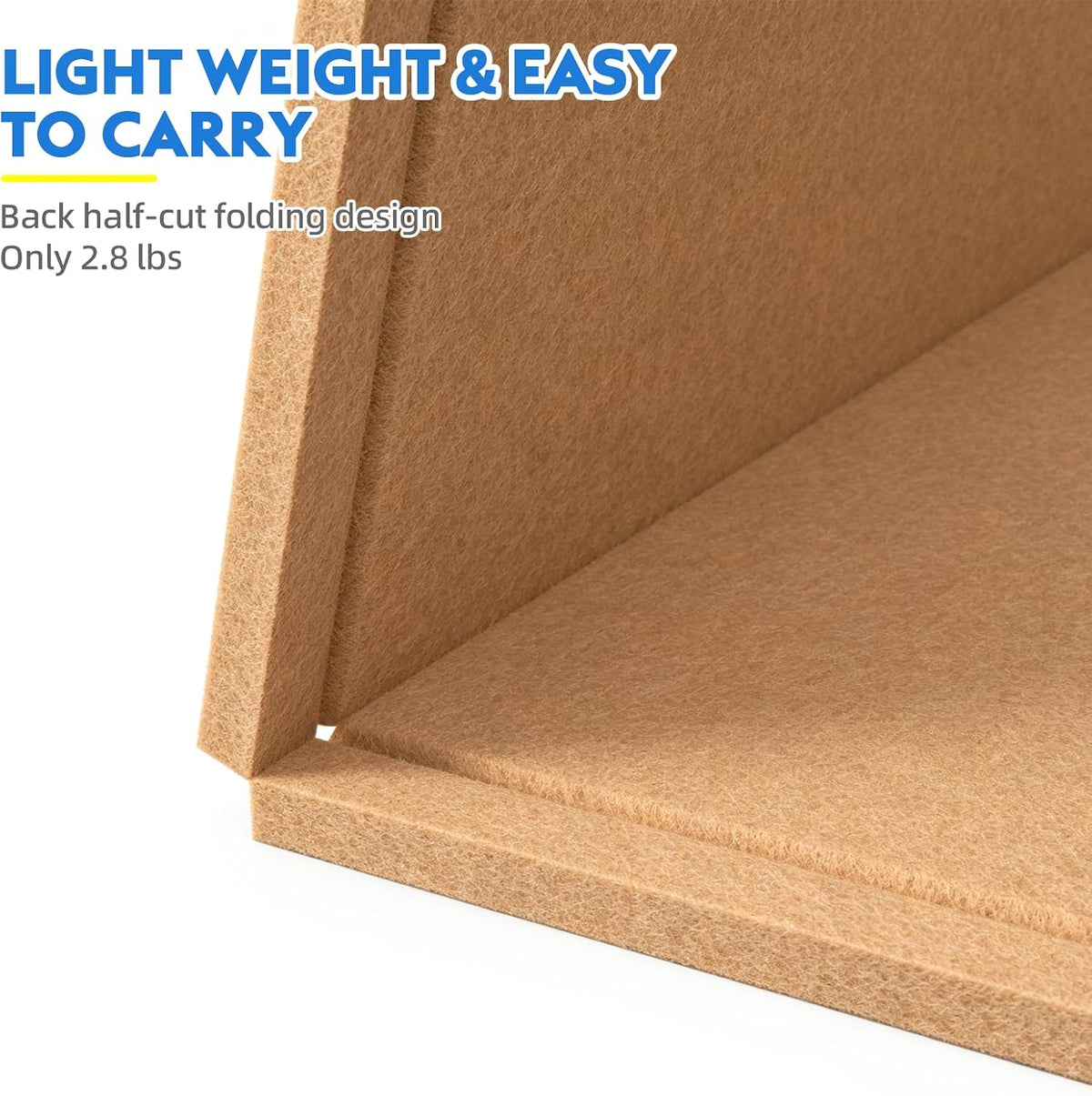 Samstar Felt Bulletin Board,48" x 36", Large Pin Board for Home/Office