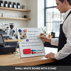 MXG 10x10 Inch Magnetic Dry Erase Board, Double Sided Small Whiteboard - Image 8