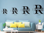ENFODREAM Custom Metal Name Sign | Personalized Split Letter Monogram | Rustic - Image 6