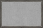 Amanti Art Grey Framed Magnetic Board 23x35 Large Vision Board by AmantiArt
