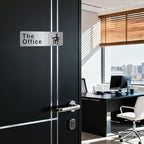 The Office Sign for Home and Business Door，Self-Adhesive Waterproof and - Image 5