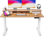 FEZIBO 55 x 24 Inch Height Adjustable Electric Standing Desk by FEZIBO