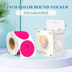 2 Inch Round Color Coding Labels - Image 2