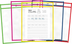 Teacher Created Resources Colorful Dry-Erase Pockets - 10 Pack (TCR77522)
