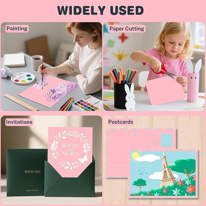Cardstock 8.5 X 11, 40 Sheets, 75lb/ 200gsm Copy Paper, Cardstock Printer Paper - Image 7