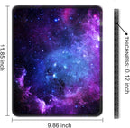 Auhoahsil Mouse Pad, 12 x 10 in Galaxy Theme Computer Mouse Pad - Image 7