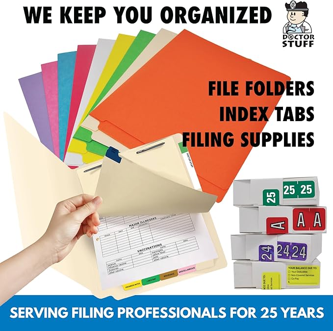 Doctor Stuff - File Folder Labels, Terminal Digit Filing, Consecutive Double - Image 7