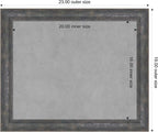 Amanti Art Grey Framed Magnetic Board 19x23 Small Vision Board - Image 4
