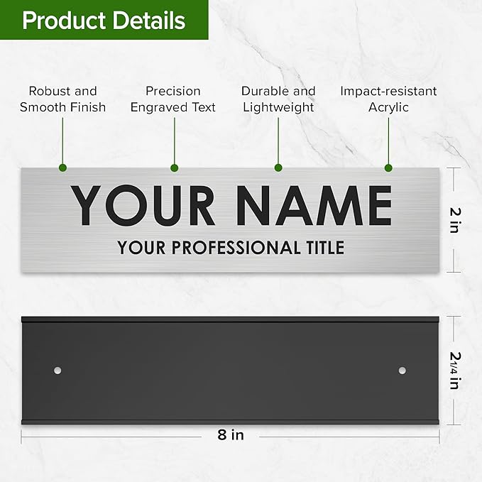 My Sign Center Custom Desk/Wall Name Plate - Image 5