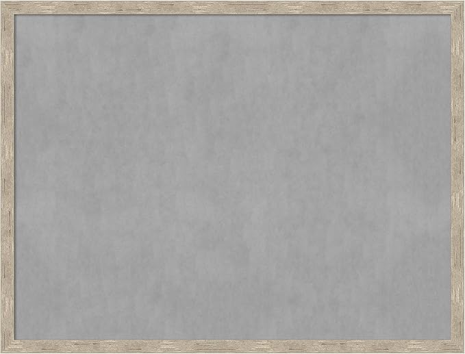 Amanti Art Silver Framed Magnetic Board 19x25 Medium Vision Board by AmantiArt