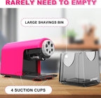 AFMAT PSX2 Electric Pencil Sharpener Heavy Duty, 6 Holes, Auto Stop Pencil - Image 6