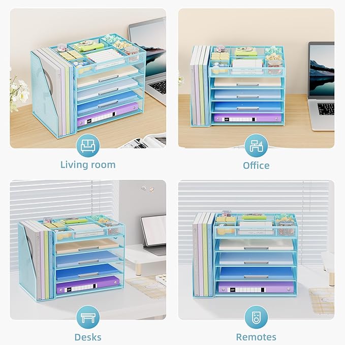 Marbrasse 5-Tier Desk Organizer - Image 7