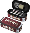 HKHEHOP American Football Ball Vintage Theme Pencil Case Storage Pencil Pouch by HKHEHOP