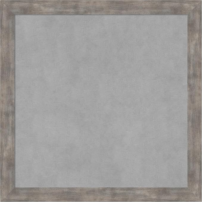 Amanti Art Silver Framed Magnetic Board 23x23 Medium Vision Board by AmantiArt