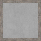 Amanti Art Silver Framed Magnetic Board 23x23 Medium Vision Board by AmantiArt
