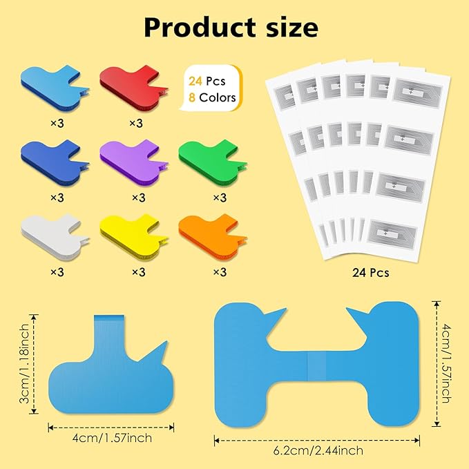 SummerBrite 24-Pack Smart NFC Cable Labels - Image 2