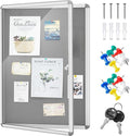 Geetery 36 x 24 Inch Enclosed Bulletin Board by Geetery