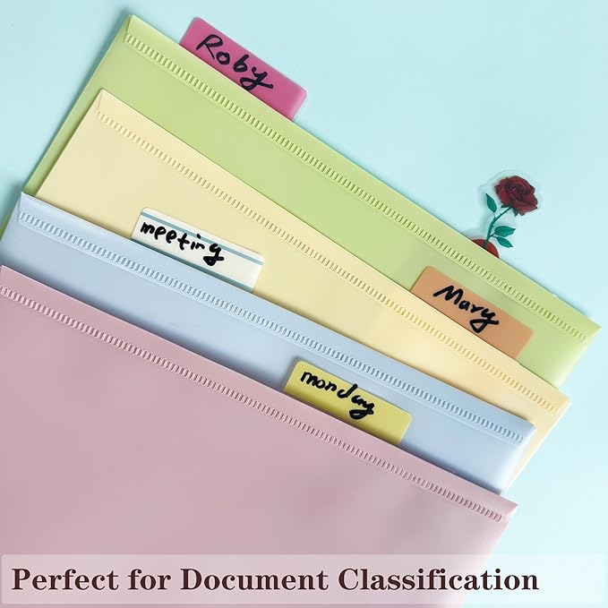 ELII 500 PCS Tabs 2 Inch Book Tabs Sticky Index Tabs, File Tabs Self Adhesive - Image 7