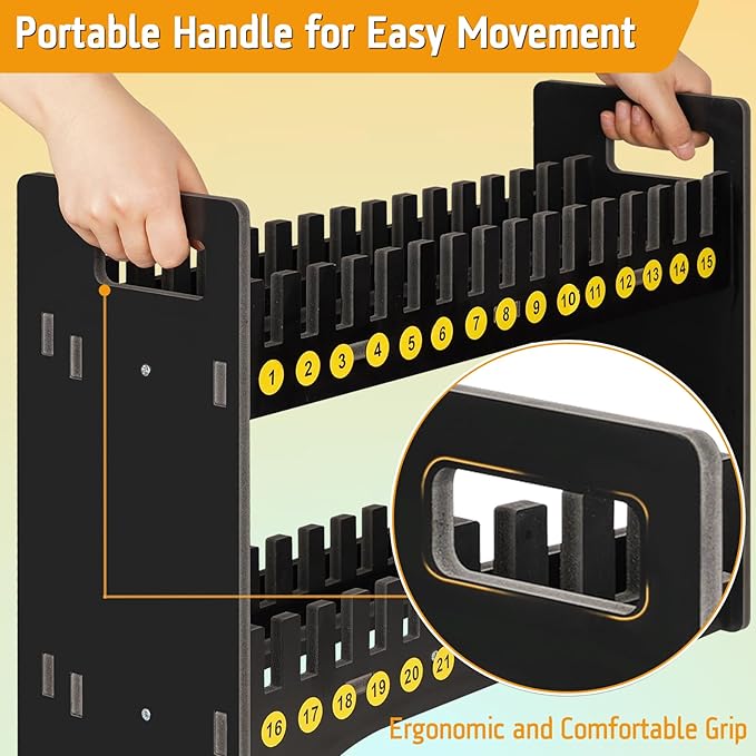 Ozzptuu Cell Phone Holder Classroom Cell Phone Storage 2-Tier Multiple Cell - Image 5
