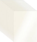 100 Sheets Cream Shimmer Cardstock 8.5 x 11 Off White Paper, 92lb Heavyweight by Guakicae
