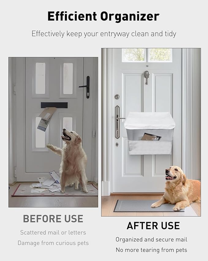 Uniclife White Mail Slot Catcher - Image 3