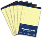 Woodlake Legal Pads 8.5 "x 14" – 6‑Pack, Wide Ruled, Premium Yellow Paper Pad by Unknown
