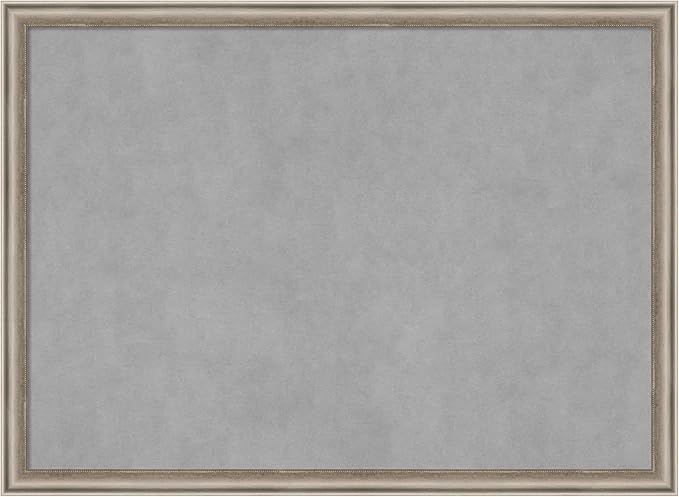 Amanti Art Silver Framed Magnetic Board 22x30 Medium Vision Board by AmantiArt
