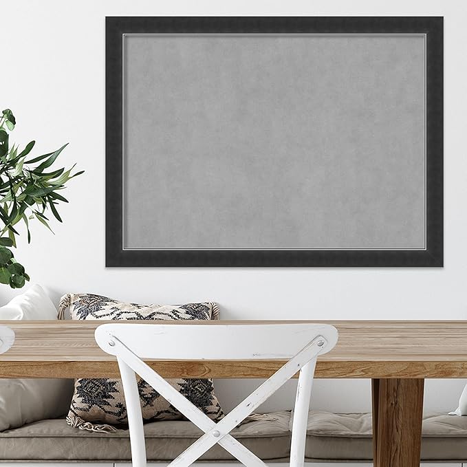 Amanti Art Black Framed Magnetic Board 23x31 Medium Vision Board - Image 6