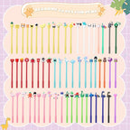 BESARME 60 PCS Cartoon Fun Pens - Image 2