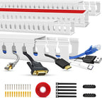 Cable Duct Management Raceway Kit, 62.8" Server Rack Cable Management, Cable by Aocii