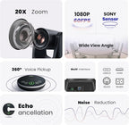 TONGVEO HDMI 20X Optical Zoom PTZ Conference Room Camera System, 1080P 60fps - Image 3
