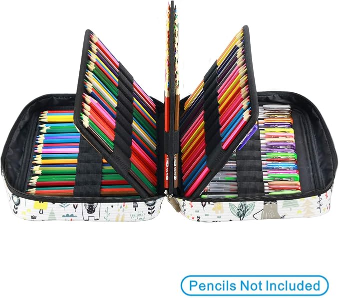 YOUSHARES Colored Pencil Case 220 Slots Pen Case Organizer - Image 5