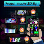 XIAOOHO LED Light Signs for Car, Programmable Bluetooth APP Control, DIY Editor - Image 3