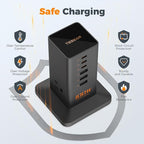 Charging Station PD 100W, TESSAN 9-in-1 USB C Power Strip - Image 6